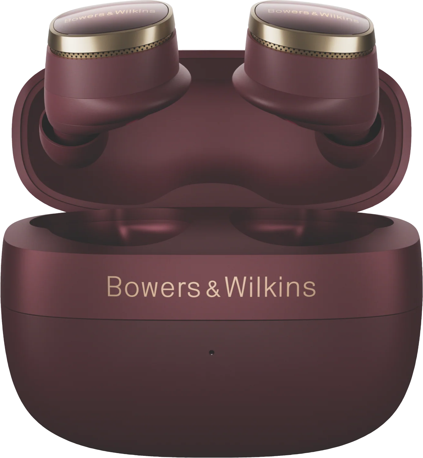 Bowers and Wilkins PI8 Noise Cancelling Earbuds Burgundy