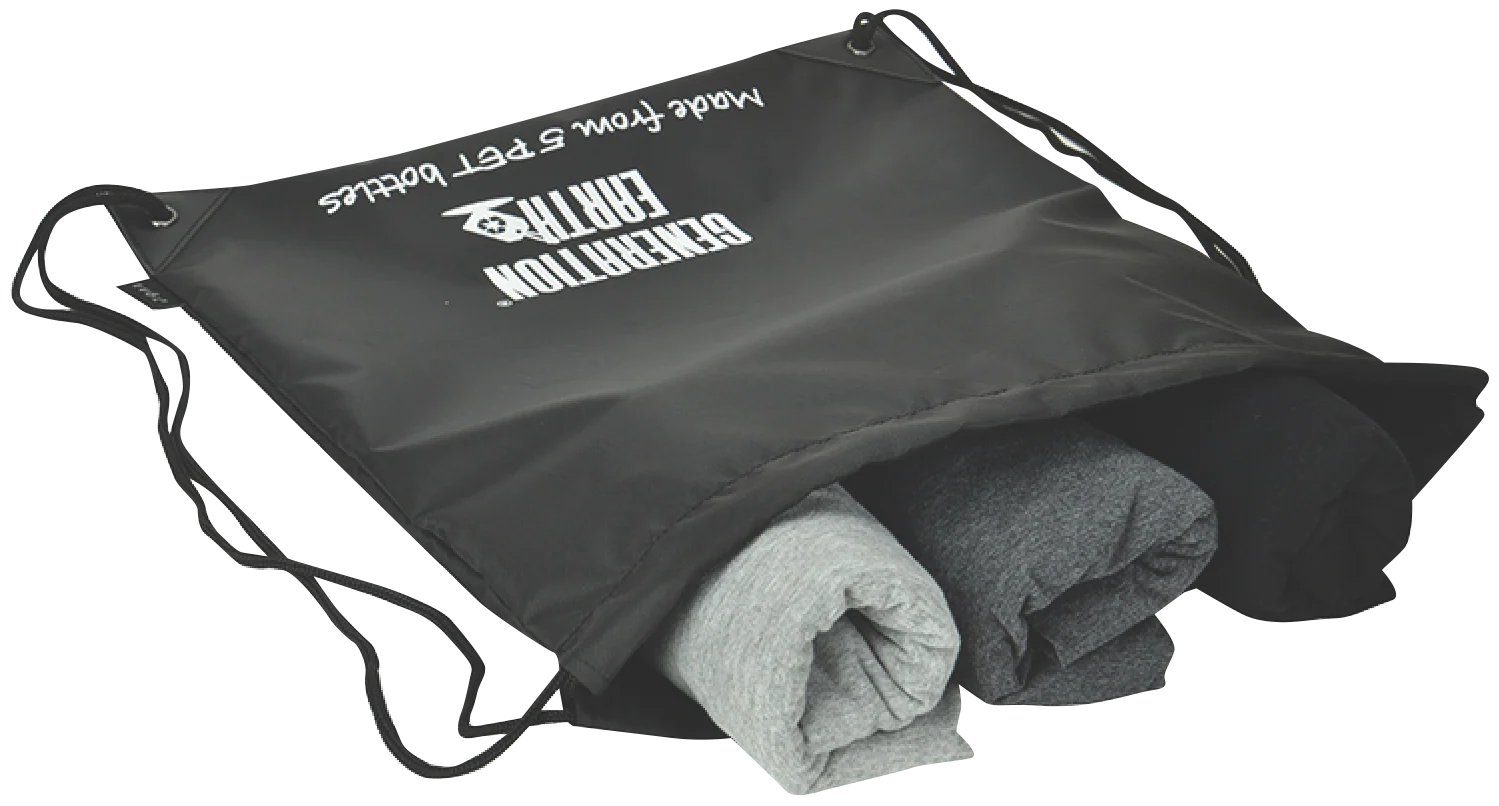 1370-generation-earth-recycled-drawstring-bag-black--4.webp Generation Earth Recycled Drawstring Bag (Black)