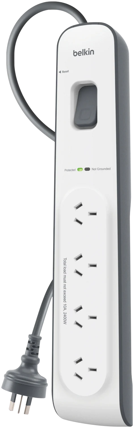 Belkin 4 Port Surge Protector (2M Cord)