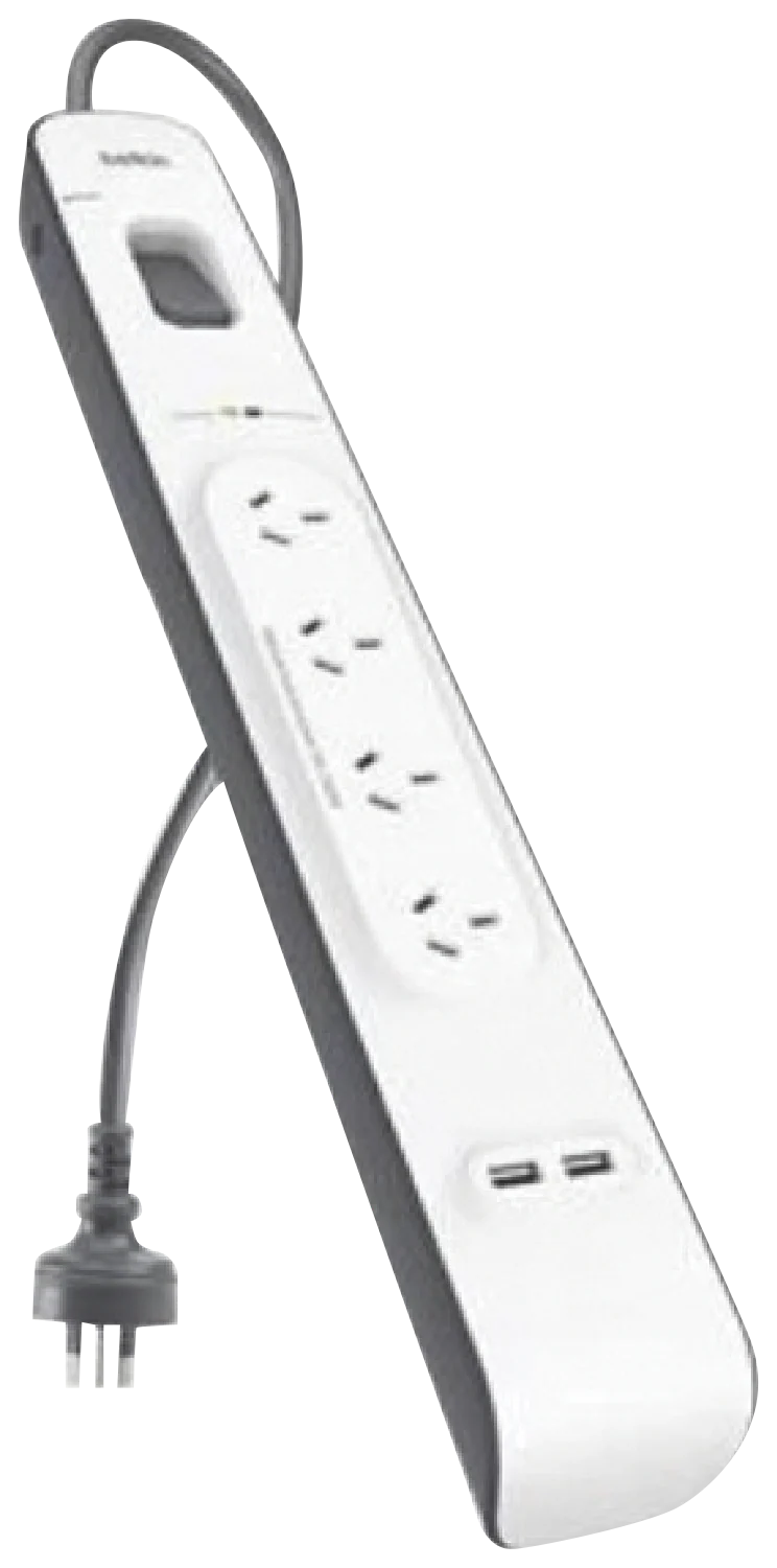 Belkin SurgePro 3-Outlet Surge Protector with Dual USB-A