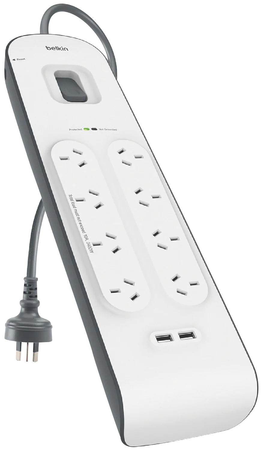 Belkin 8 Port Surge Protector (2M Cord)