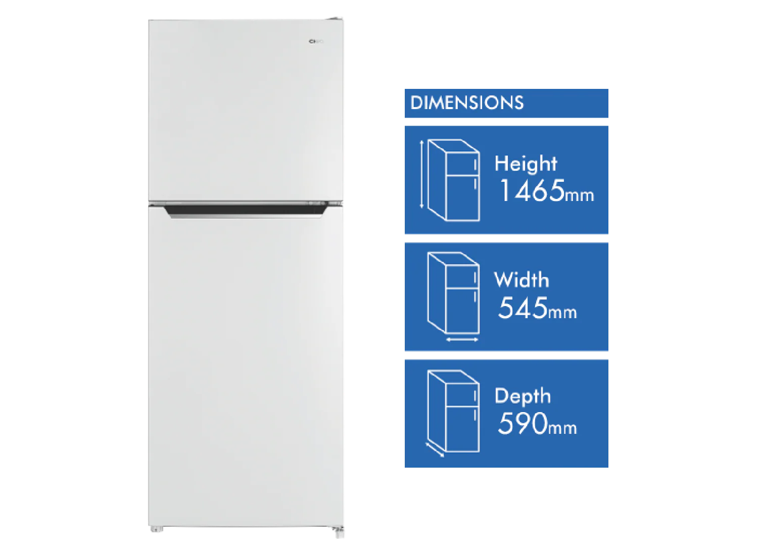 CHiQ 202L Top Mount Refrigerator