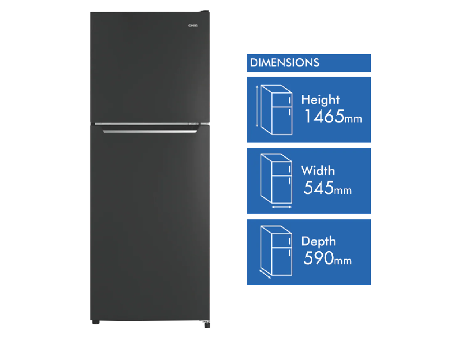 CHiQ 202L Top Mount Refrigerator