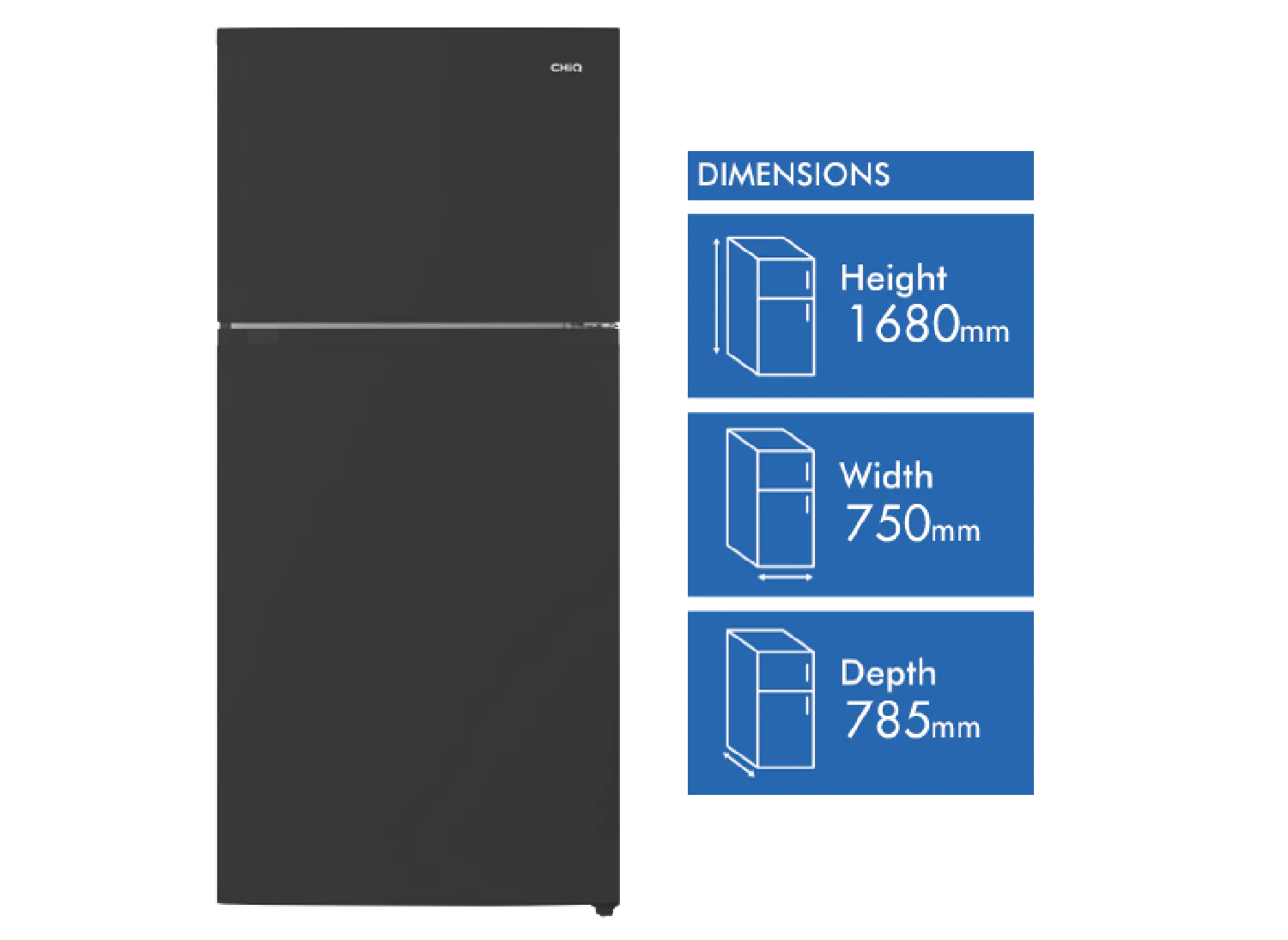 CHiQ 515L Top Mount Refrigerator