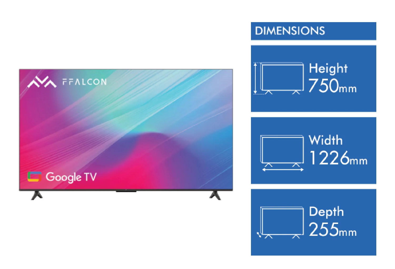 FFALCON 55" U65 LED Google TV 2025