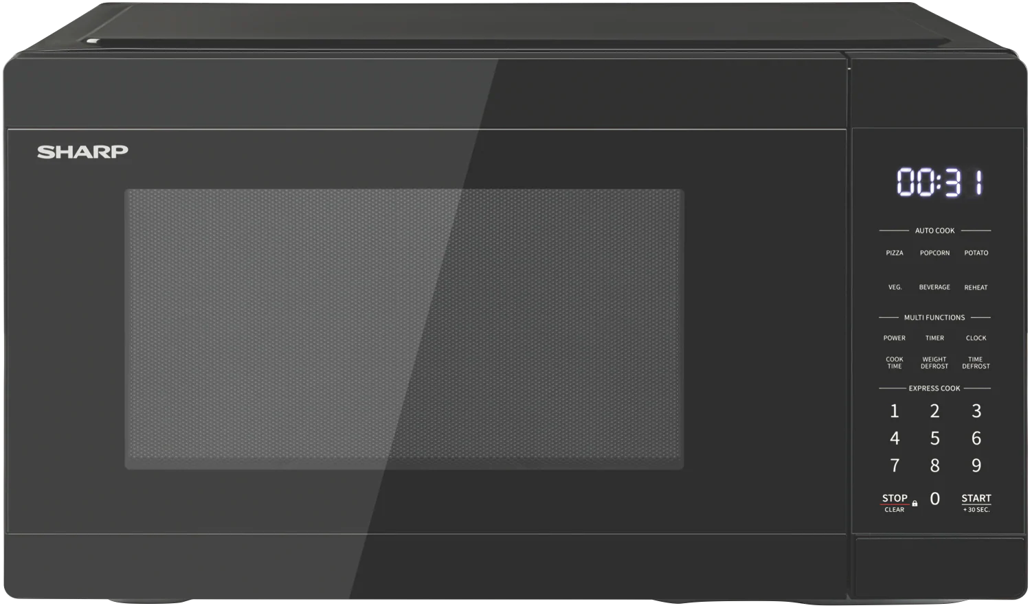 Sharp 31L 1000W Microwave Black