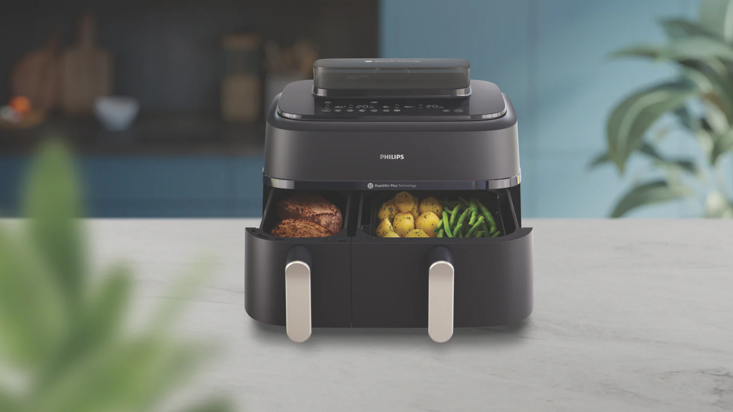 2647-philips-5000-series-9-litre-xxl-dual-basket-steam-airfryer-black-12.webp Philips 5000 Series 9 Litre XXL Dual Basket Steam Airfryer Black