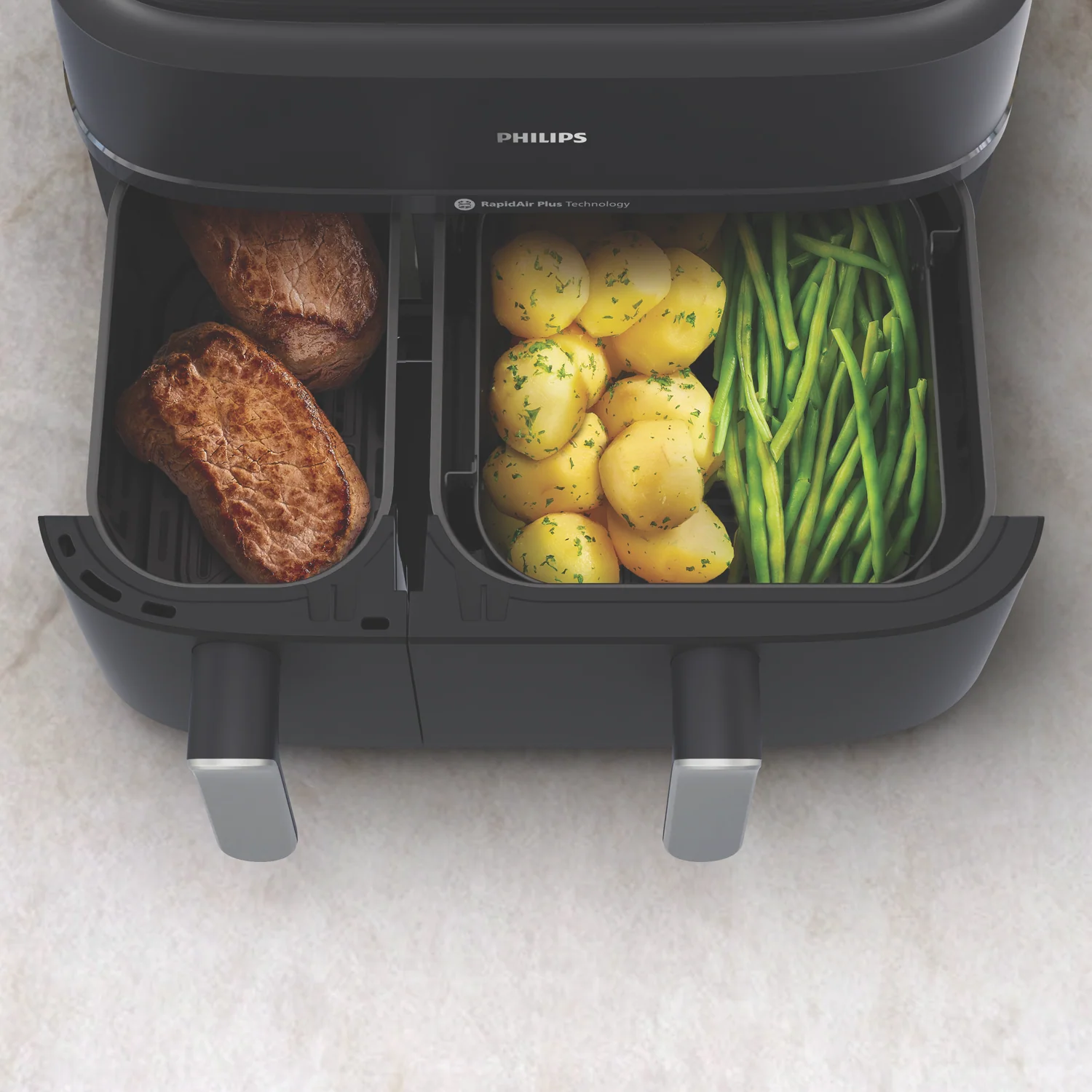 2647-philips-5000-series-9-litre-xxl-dual-basket-steam-airfryer-black-19.webp Philips 5000 Series 9 Litre XXL Dual Basket Steam Airfryer Black