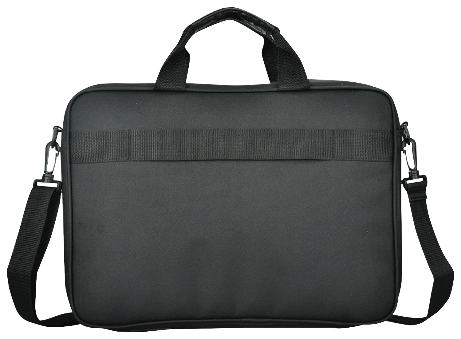 AGVA 15.6" Clamshell Laptop Briefcase - Black