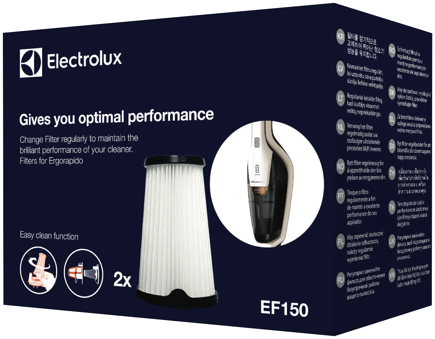 Electrolux Filter Kit for Ergorapido Range