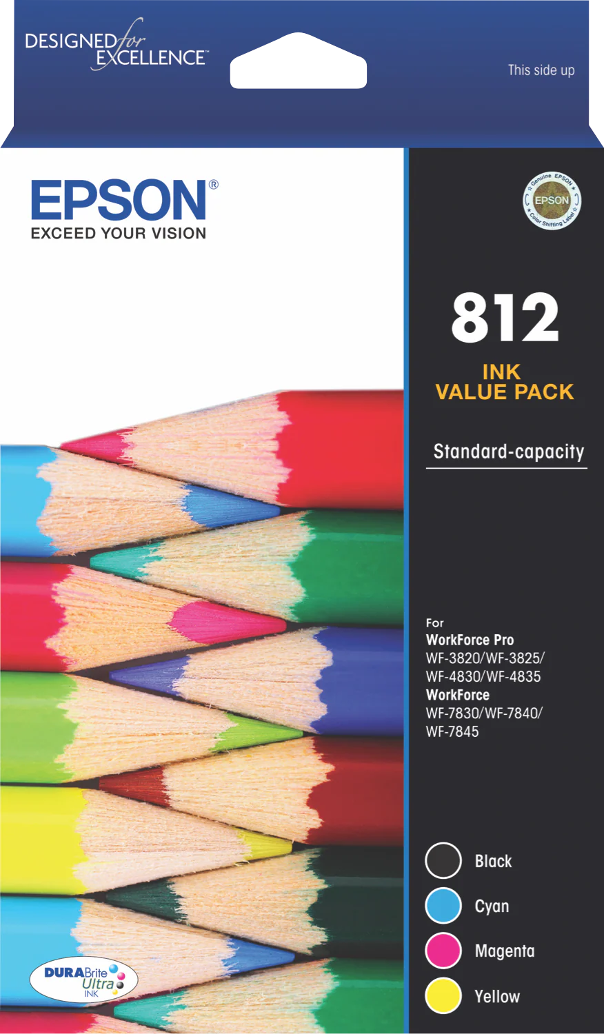 Epson 812 - Std Capacity DURABrite Ultra - Ink Cartridge Value Pack