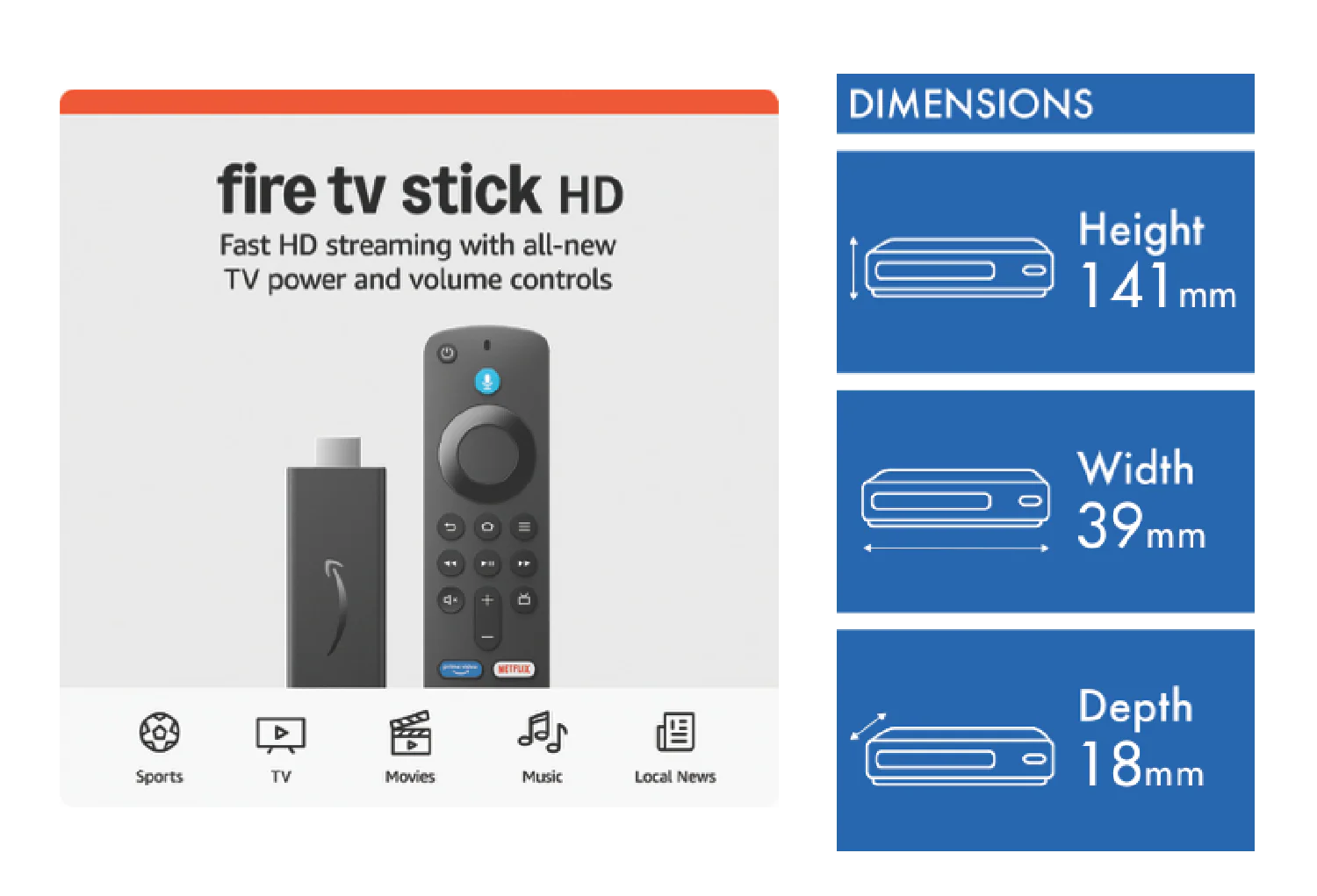 Amazon Fire TV Stick HD